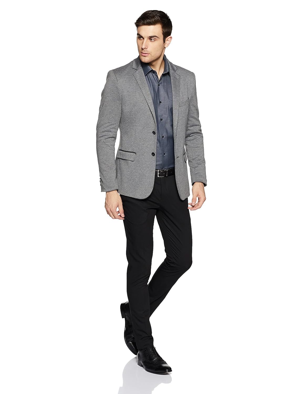 van heusen men's solid slim fit formal shirt