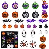 Halloween Ornament Set, 30pcs Shatterproof Tree Decorations Indoor | Mini Fall Tree Ornaments for Small Tree, Kid and Pet Friendly, Christmas Halloween Decor
