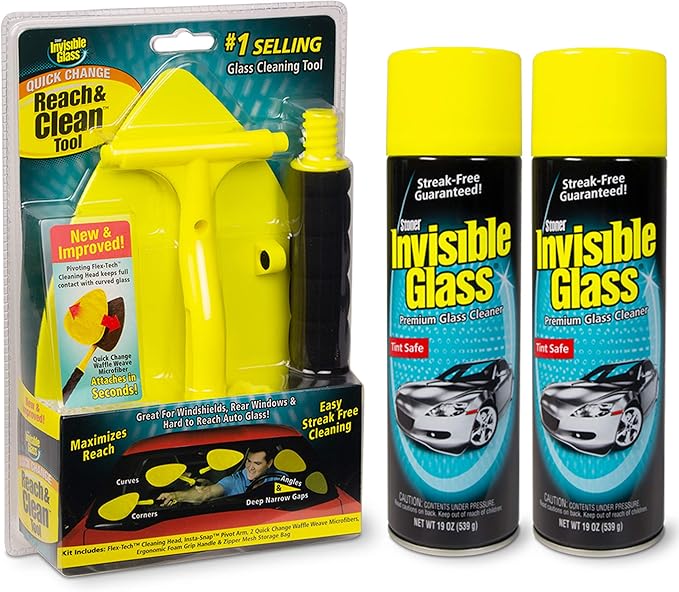 Amazon.com: Stoner Car Care 1 Window and Windshield Kit Reach and Clean