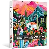 Cactus Puzzle for Adults - 1000 Piece Desert Plant & Mountain Landscape Nature Succulent Jigsaw Puzzle
