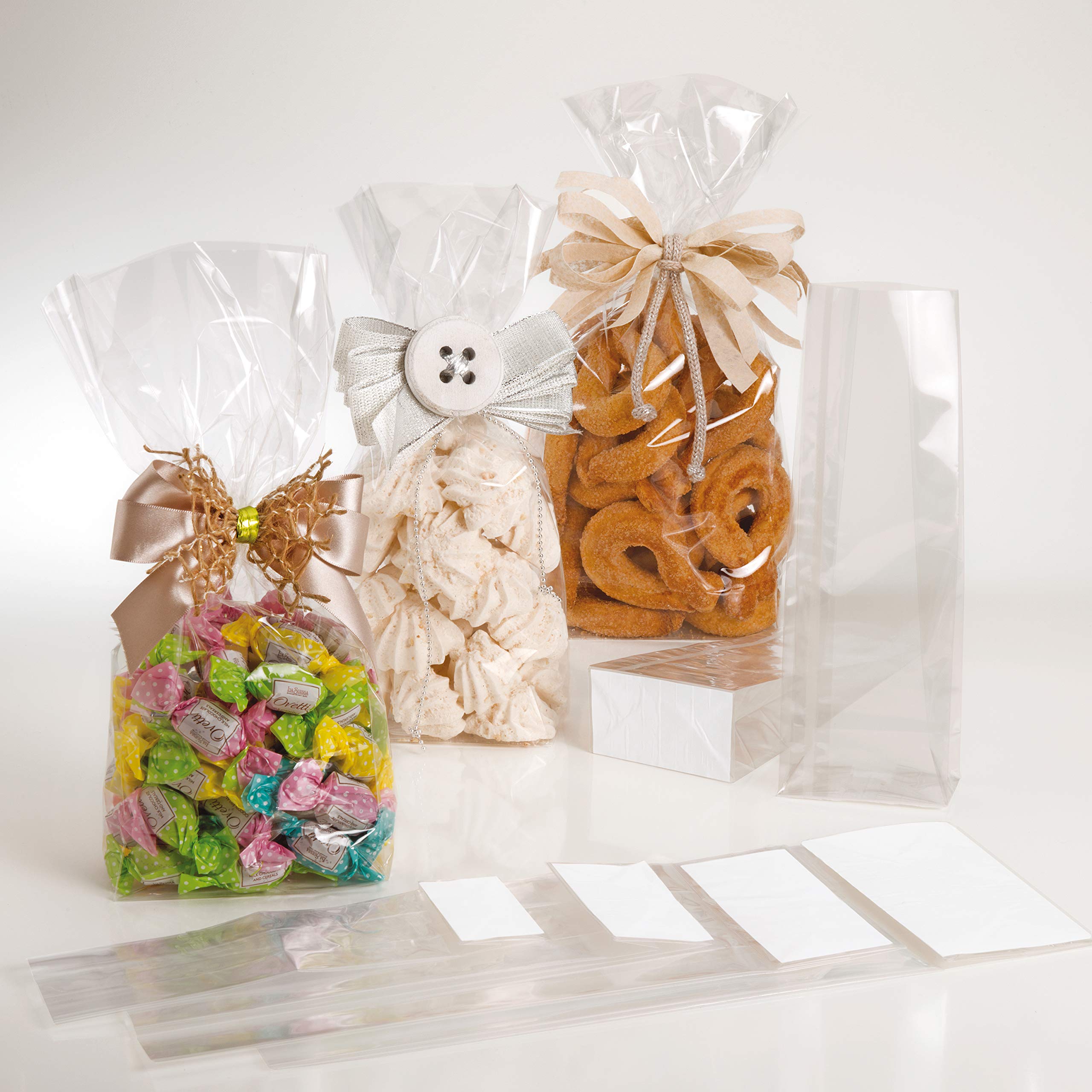 Italpak Square Envelopes 10 + 6 x 32 cm Transparent