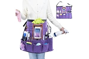 FRECOLSH Cleaning Apron for Housekeeping, Work Aprons for Women with Pockets for Cleaning Supplies,Tool Apron,Work Apron