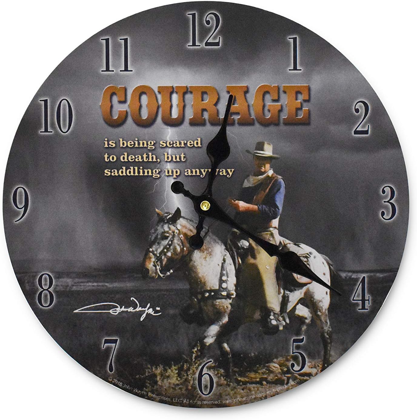 Midsouth Products John Wayne Clock (John Wayne Courage)