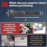 Kozelo M8-1.25 x 65mm Socket Head Cap Screws 10pc Alloy Steel Black Oxide 12.9 view 7