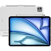 ProCase Magic Keyboard Compatible Case for iPad Air 11"(M4/3/2) 2026 2025 2024/Air 5th/4th 10.9", iPad Pro 11" 4th/3rd/2ed/1st Slim Magnetic Cover with Pencil Holder[Keyboard Not Included] -White