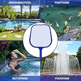 Jsdoin Swimming Pool Skimmer Net with 160cm Telescopic Aluminum Pole view 7