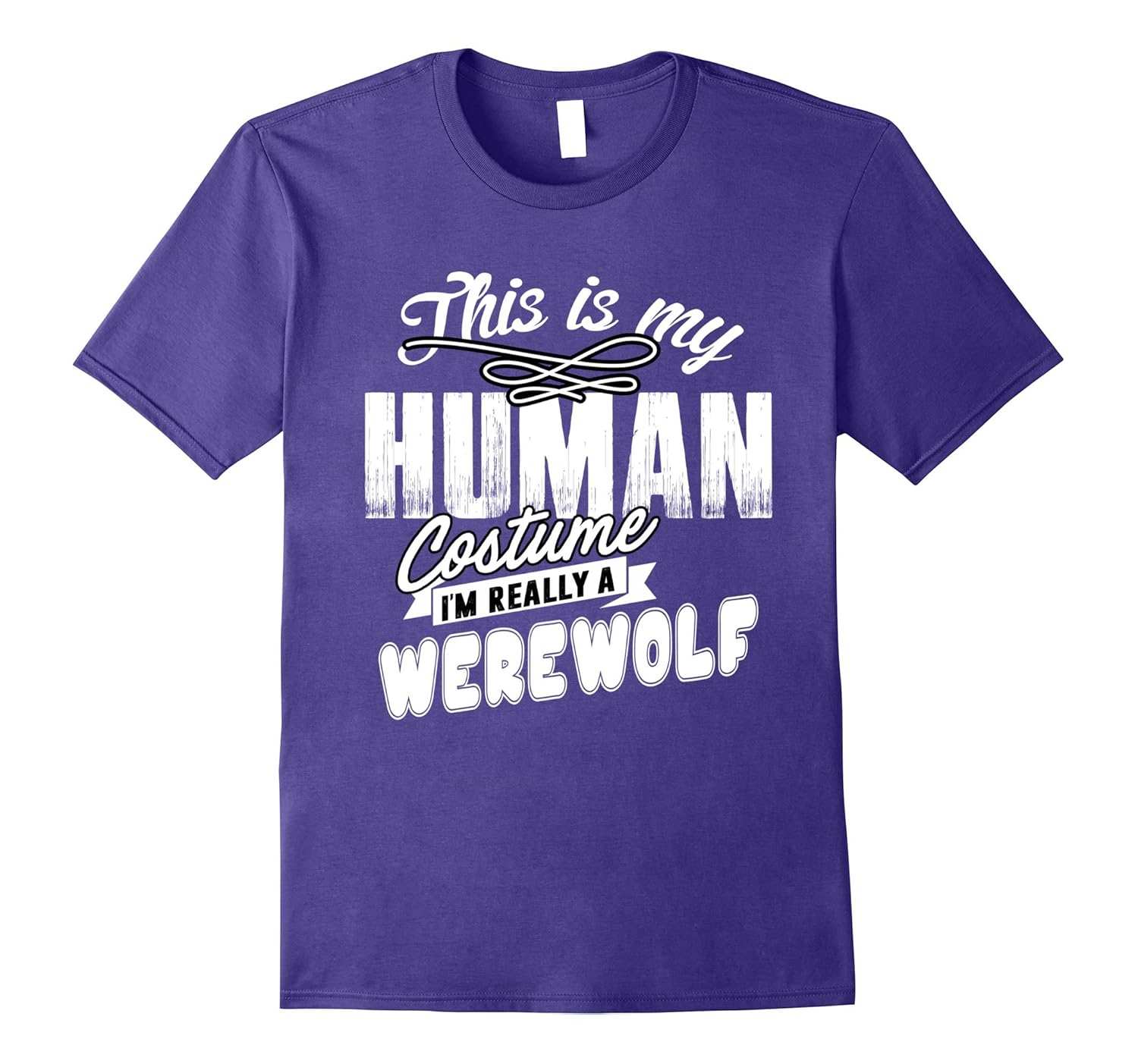 Werewolf Halloween Costume Shirt Easy Funny for Kid Boys Men-ANZ