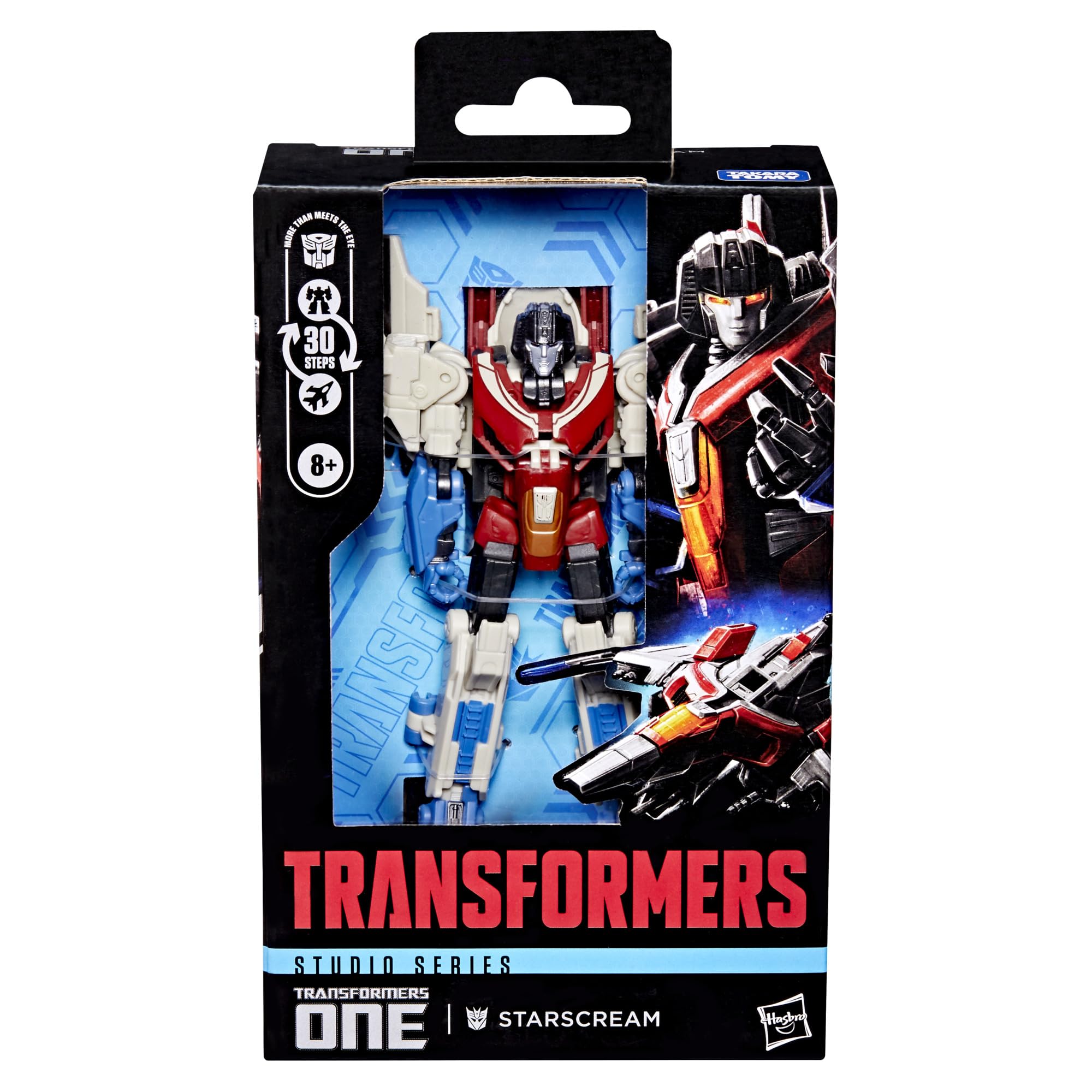 TRANSFORMERS Studio Series Deluxe Class One Starscream, 4.5-inch Converting Action Figure, Robot Toys for Ages 8+
