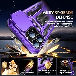 Goodon for iPhone 13 Pro Max Case with Sliding