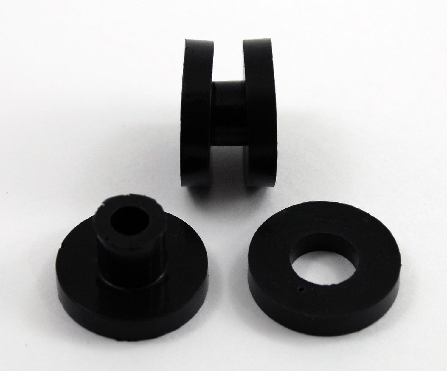 Isolate It Sorbothane Vibration Isolation Bushing – 70 Duro, 6.4mm ID X 25.4mm OD X 15.2mm Deep, 12-Pack, Absorbs 94.7% Vibration, USA Made