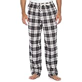 Ashford & Brooks Mens Super Soft Flannel Plaid Pajama Sleep Pants