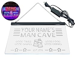 ADVPRO Personalized Name Custom Man Cave Home Bar