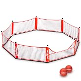 GoSports Gaga Ball Pit &ndash; 10 ft, 15 ft or 20 ft Portable Indoor/Outdoor Gagagon Pit for School, Camp or Home Use