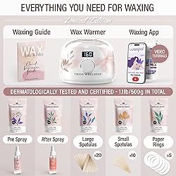 Tress Wellness Waxing Kit for Brazilian Wax - Easy