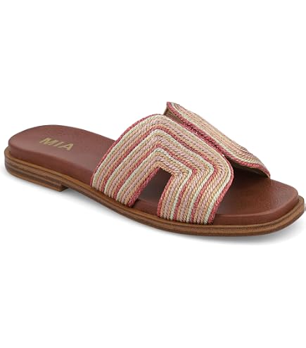 Amazon.com | MIA Womens MLE-Layce Cognac 6 Medium | Mules & Clogs