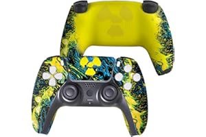 BABY CUDDLE BOX Radioactive Custom PS-5 Controller Wireless compatible with Play-Station 5 Console by BCB Controllers | Proudly Customized in USA with Permanent HYDRO-DIP Printing (NOT JUST A SKIN)