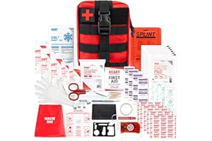 First Aid Kit – 72 HRS IFAK Molle Essential Kit for Camping, IFAK Pouch, Molle First Aid Kit, Military Tactical First Aid Kit