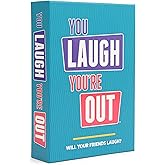 DSS Games You Laugh You're Out Game | Family Card Game for Adults, Kids & Teens | 125 Prompt Fun Cards for Game Nights & Parties Ages 14+