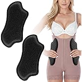 2PCS Non-Slip Side Lipo Foam Pads, 0.5IN Thick Comfort, Waist Shaping Padding for Post-Surgery Compression Garments (2, Black)