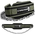 Gymreapers Dip Belt With Chain For Weightlifting, Pull Ups, Dips - Heavy Duty Steel Chain For Added Weight Training