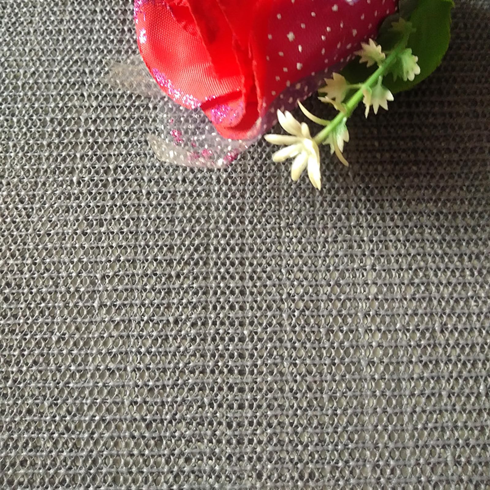 Anti Slip Rug Underlay 70 x 200cm PVC Non Slip Mat Matting Rug Gripper for Drawers Shelves Carpet, Dark Grey