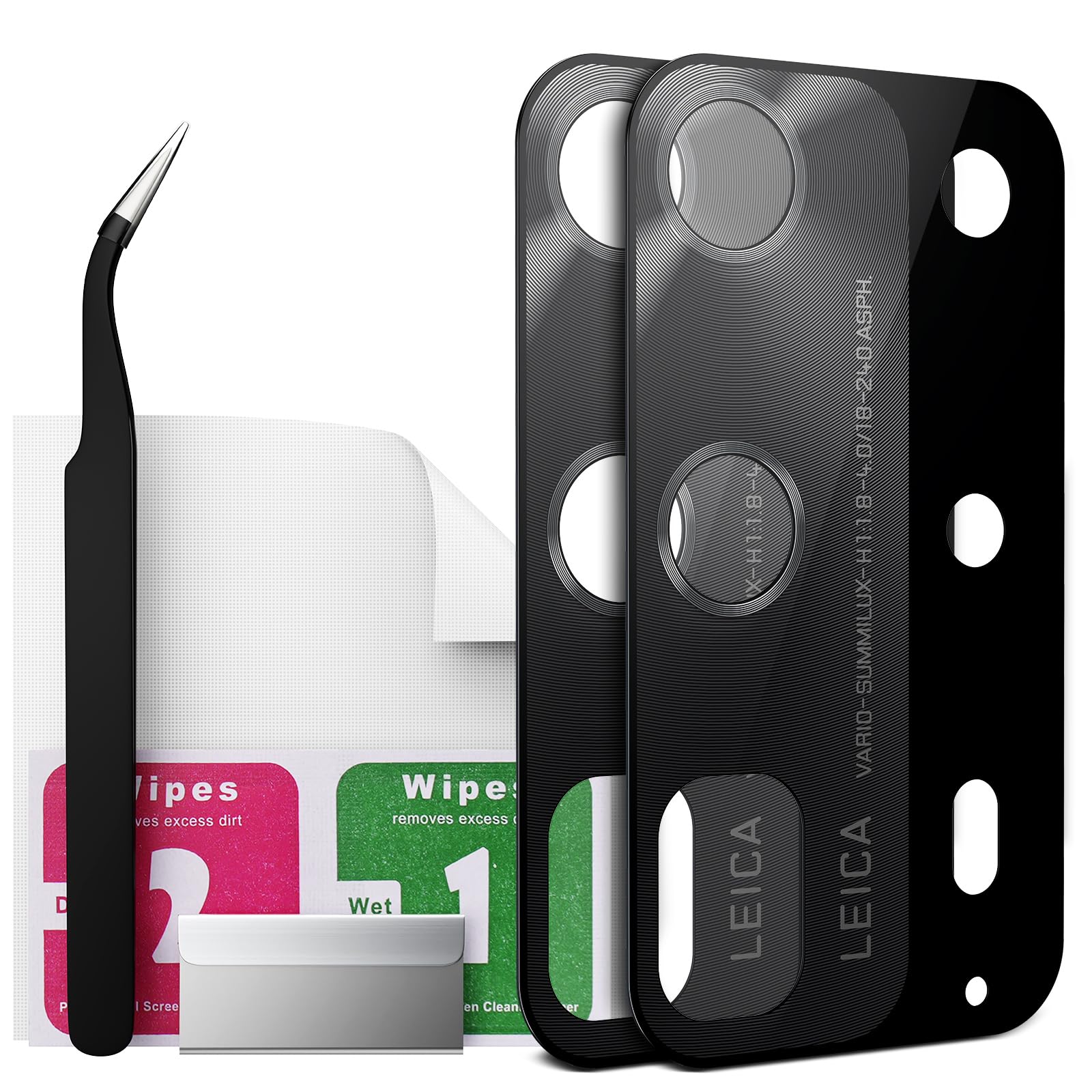 Eonpam 2 Pack Back Camera Glass Replacement for Huawei P40 Pro+ Plus Original Rear Camera Lens with Repair Kit