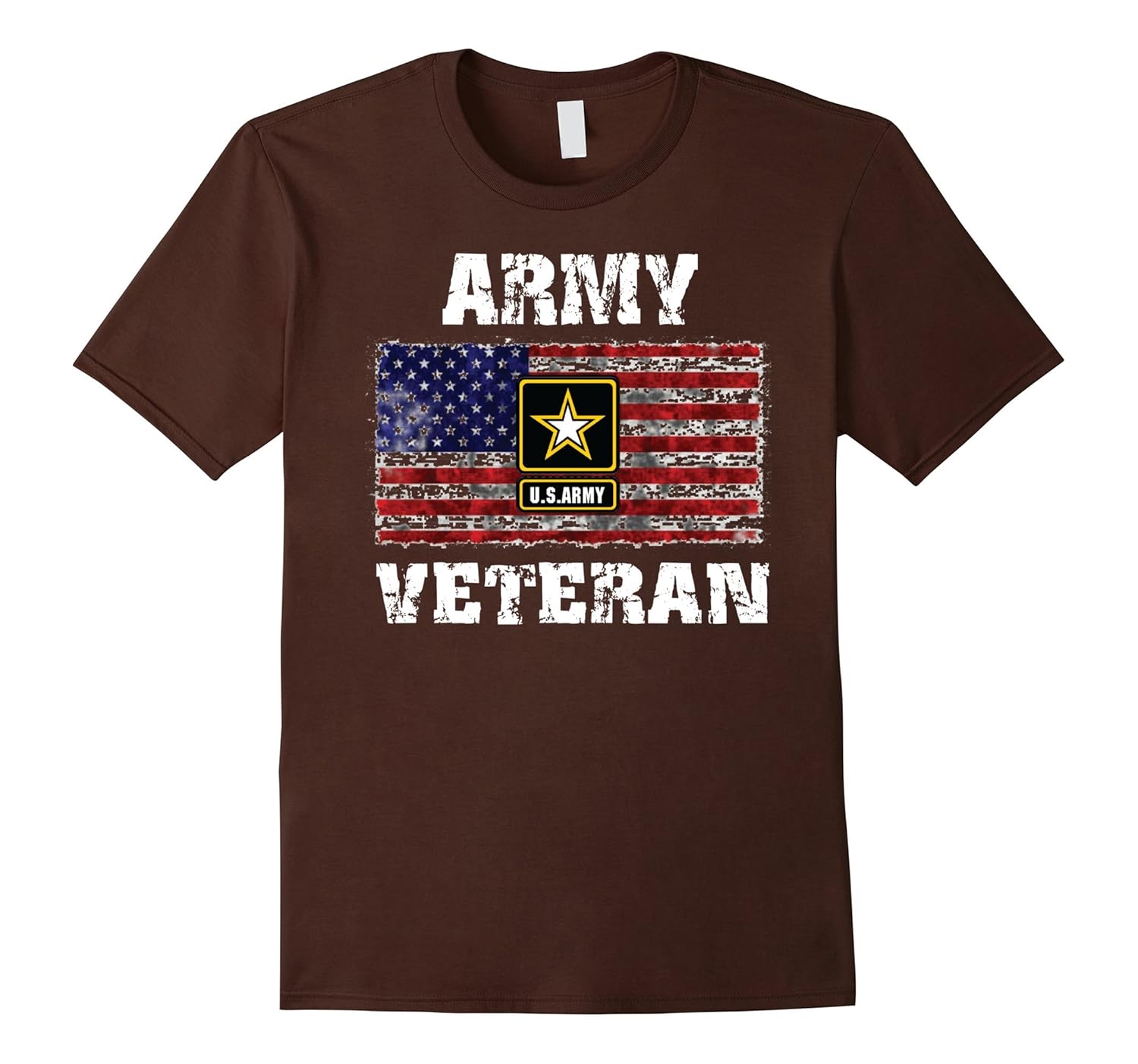 Classic Vintage USA Army Veteran T-Shirt-Rose