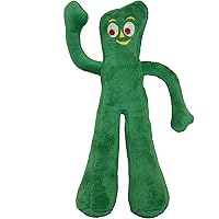 Multipet Gumby Plush Filled Dog Toy, Green, 9 inch (Pack of 1)