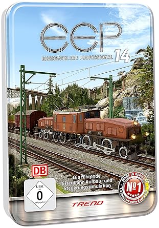 EEP Eisenbahn EXE: Eisenbahn.exe EEP 14 expert (in Metall-Relief-Box) (Eisenbahnsimulationen PC Softwares)