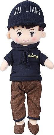 Tickles Blue Soft Cute Boy Doll for Kids Birthday Gift 40 cm