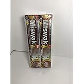 Essential Palace Miswak Natural Honey & Moringa Herbal Toothpaste [Pack of 2-6.5 oz.]