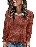 WIHOLL Long Sleeve Shirts for Women Womens Fall