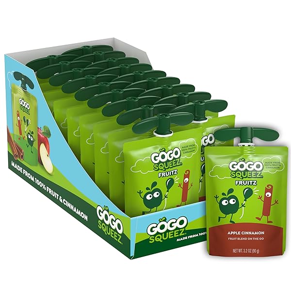 GOGO SQUEEZ NO SUGAR ADDED APPLESAUCE AND FRUIT...