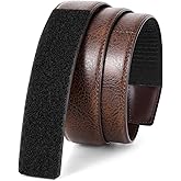 BELTROAD Buckleless Belts Leather No Scratch Belt for Men Hook and Loop Work Technician 1.5" Mechanic Belt Men Travel Gifts