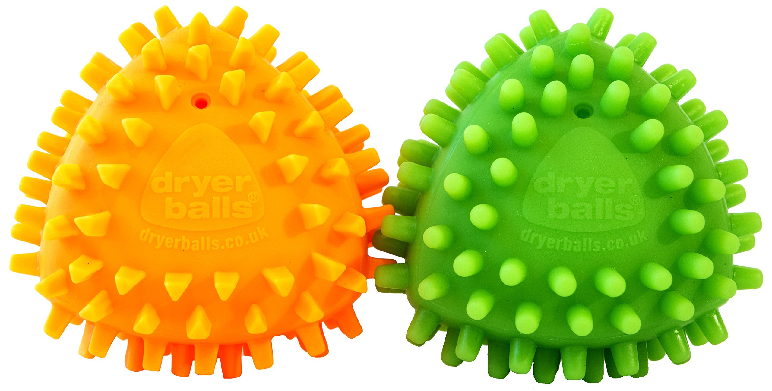 Mrs Green's Laundry dryangles dryerballs, Set of 2, Orange and Green