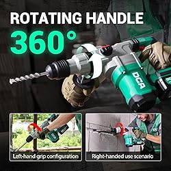 DCA 20V MAX Brushless Rotary Hammer Drill, 4.5