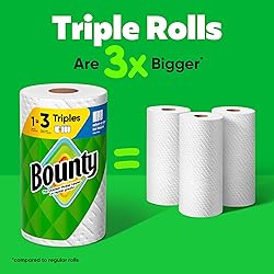 Bounty Select-A-Size Paper Towels, White, 2 Triple