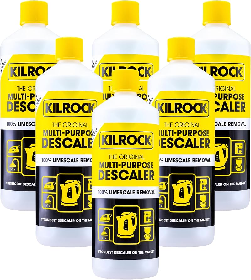 Kilrock Mega-K Multi-Purpose Descaler 6x1 Litre 72 Doses Biodegradable