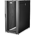 StarTech.com 4-Post 25U Server Rack Cabinet, 19" Data Rack Cabinet for IT / Network Equipment, with Adjustable Mounting Rails