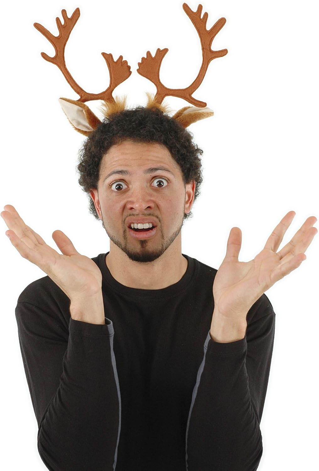 Reindeer Antlers Costume Headband for Kids and Adults: Toys & Games