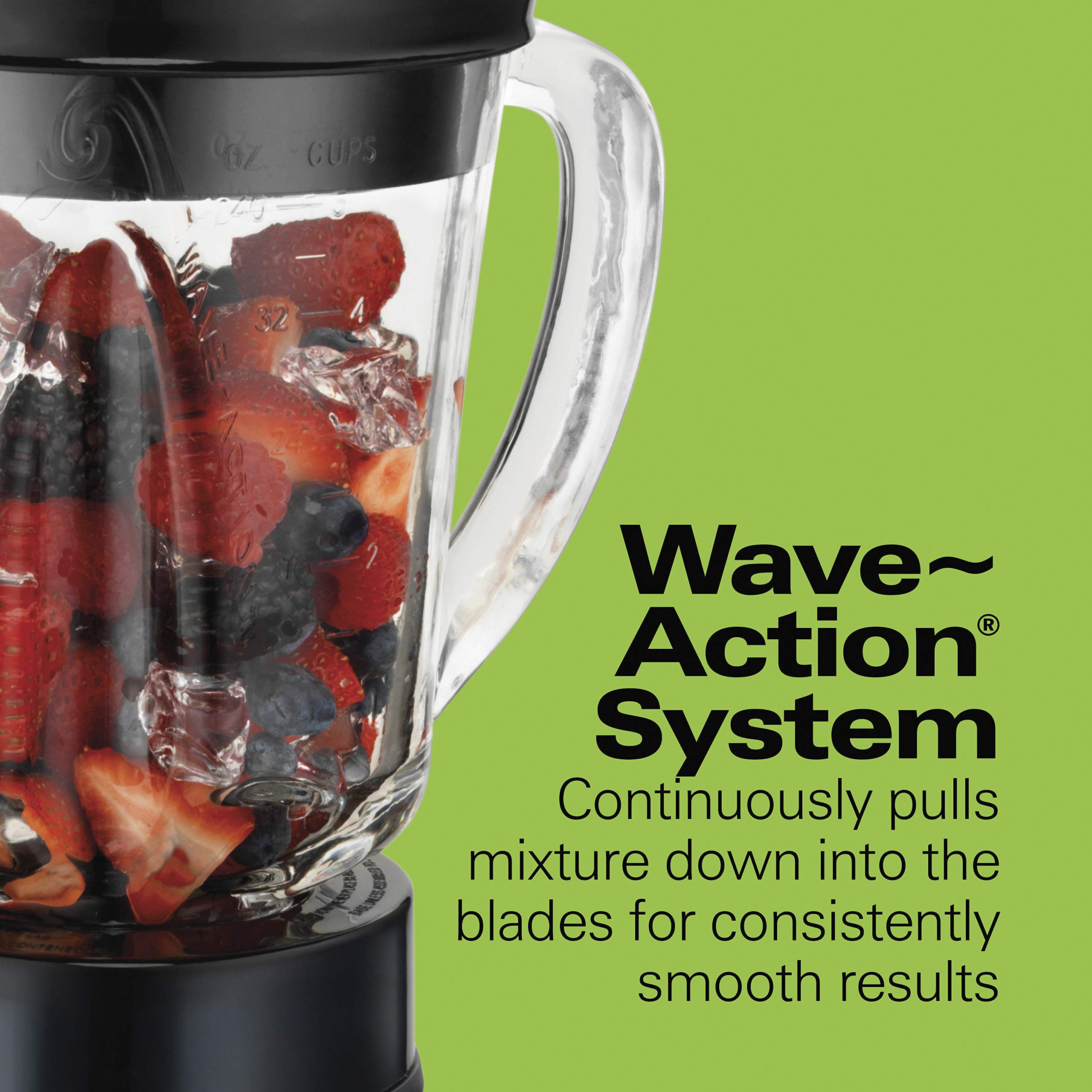 Mua Hamilton Beach Wave Crusher Blender with 40oz Jar, 3Cup Vegetable