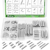Ruibapa 133PCS Extension Spring Assortment Kit 18 Different Sizes | Zinc Plated Extension Springs for Home Repairs &amp; DIY Springs Assortment