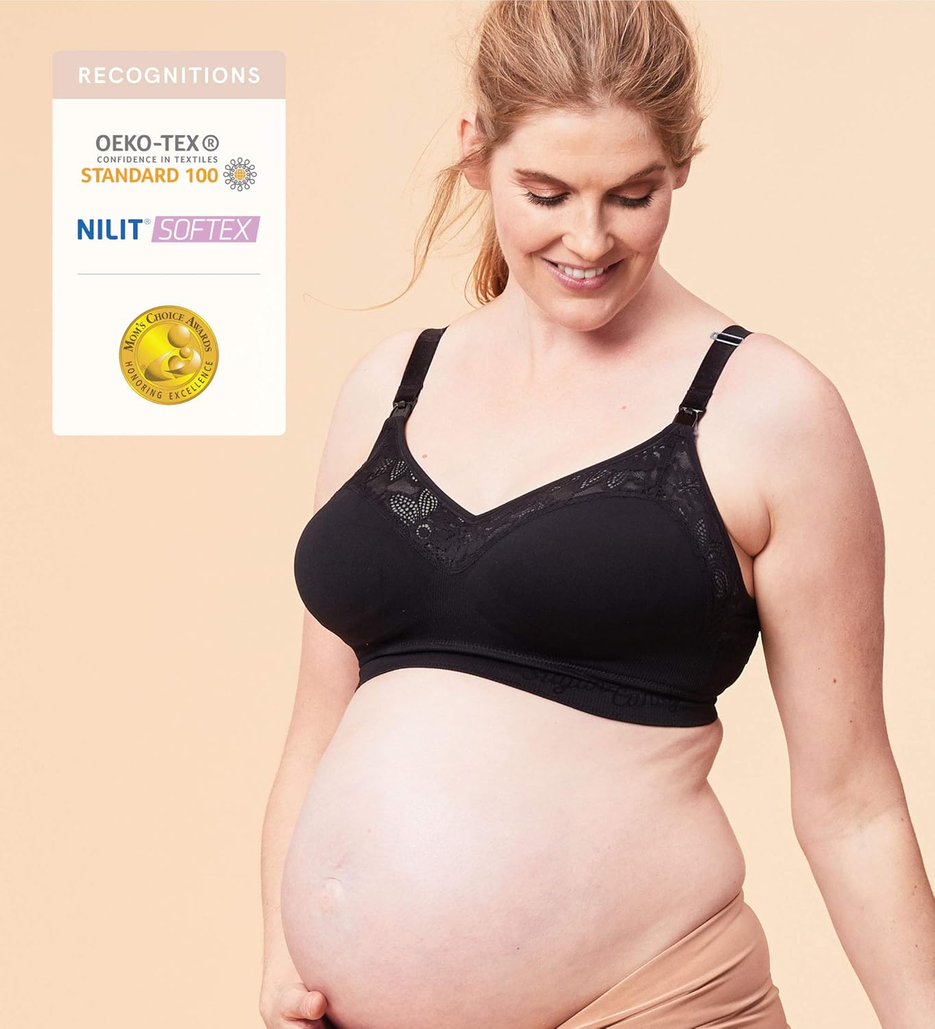 Sugar Candy LUX Wireless Nursing Bra (for F-K Cups), Maternity Seamless Breastfeeding Bralette at  Women’s Clothing store