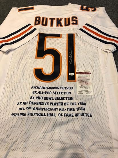 chicago bears butkus jersey