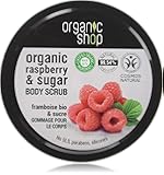 Organic Shop Body Scrub Natural Raspberry Cream and Sugar 250ml by Organic Shop