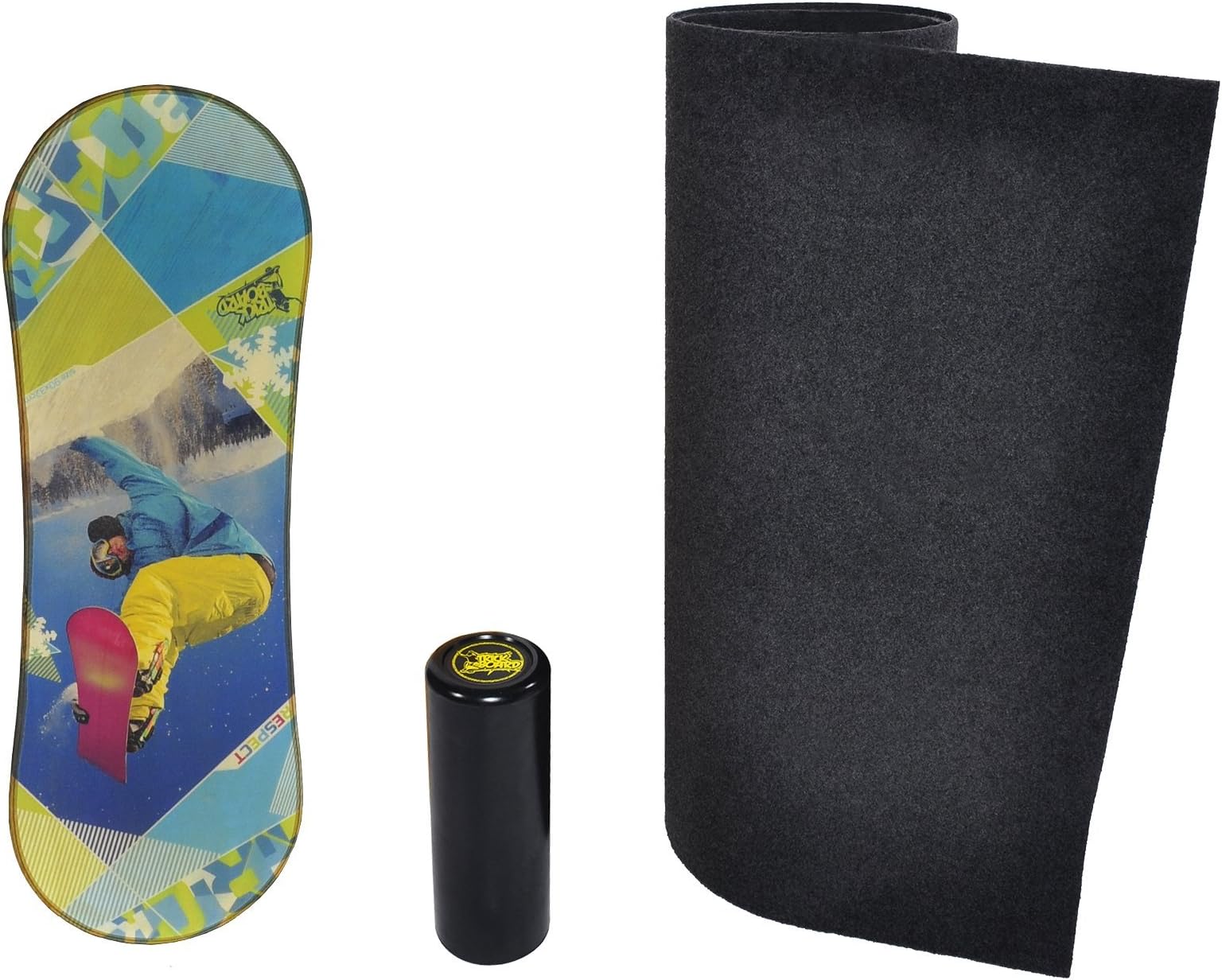Trickboard Respect Balance Board + Roller + Carpet - Balance Training