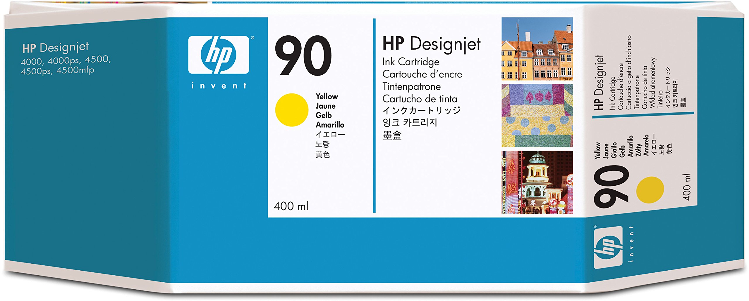 HP Original DJ4000 No.90 Yellow Ink Cart 3Pk 3x400ml