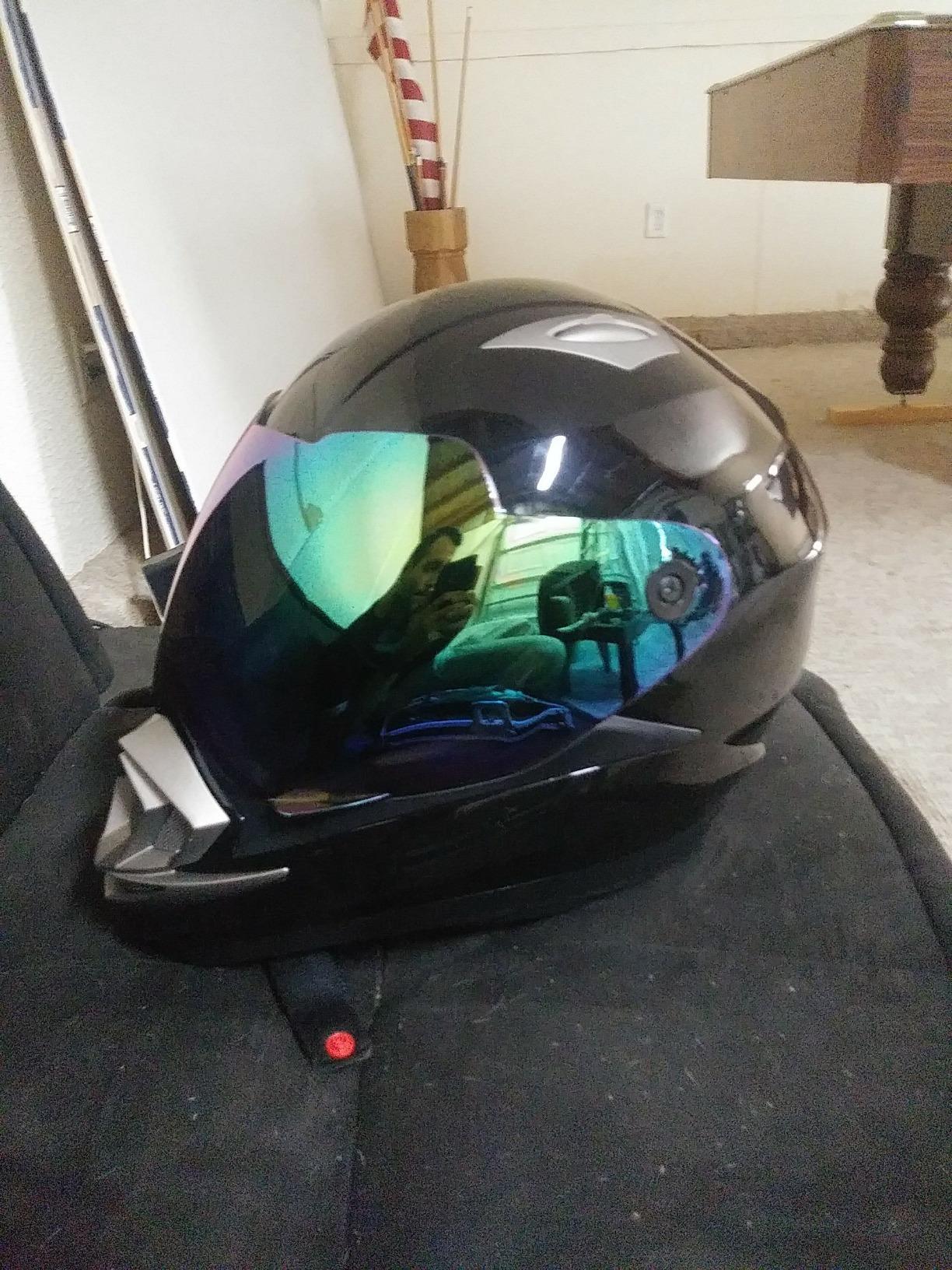 12/mo Finance Dual Sport Helmet Motorcycle Full Face Motocross Off Road Bike Matt Black Buy