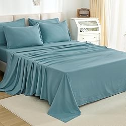 Litanika King Size Comforter Set Grayish Teal - 7