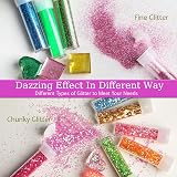 Halobios Glitter 48 Colors Extra Fine Set 576g Craft Nail Body Resin Slime view 5